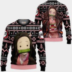 Kamado Nezuko Ugly Christmas Sweater Demon Slayer Hoodie Shirt