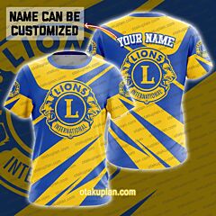 Lion Club International Custom Name T-shirt