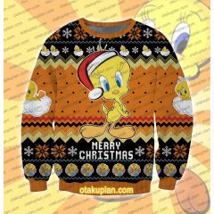 Looney Tunes Tweety Bird New Ugly Christmas Sweatshirt