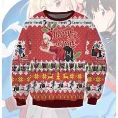 Lycoris Recoil LycoReco Chisato Takina 3D Printed Ugly Christmas Sweatshirt