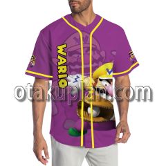 Mario Sports Wario Play Baseball Custom Name Shirt Jersey