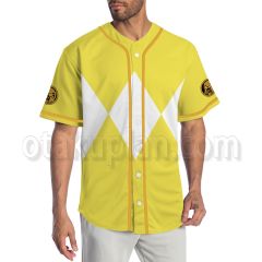 Mighty Morphin Power Ranger Yellow Shirt Jersey