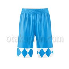 Mighty Morphin Power Rangers Blue Basketball Shorts