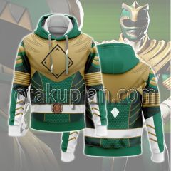 Mighty Morphin Power Rangers Green Ranger V2 Cosplay Hoodie