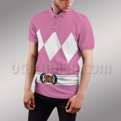 Mighty Morphin Power Rangers Pink Ranger Polo
