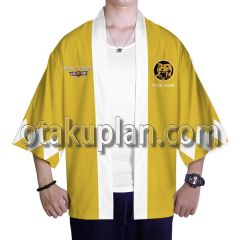Mighty Morphin Power Rangers Yellow Rangers Custom Name Kimono Anime Jacket