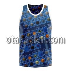 Minecraft Material Element Table Basketball Jersey
