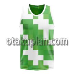 Minecraft Pixel Mosaic Style Basketball Jersey