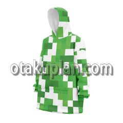 Minecraft Pixel Mosaic Style Snug Oversized Blanket Hoodie