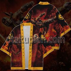Mortal Kombat Scorpion Kimono Anime Cosplay Jacket