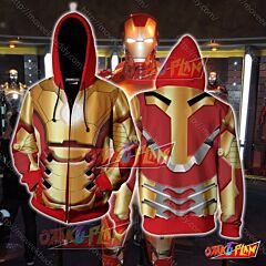 Iron Man 3 Mark XLII Hoodie Cosplay Jacket Zip Up