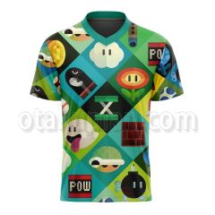New Super Mario Character Pattern Football Jerseys