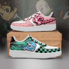 Nezuko and Tanjiro Air Skills Demon Slayer Anime Sneakers Shoes