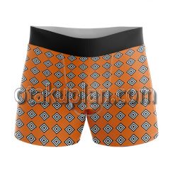 One Piece Jinbei Orange Outfit Boxer Briefs Mens Underwear