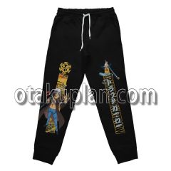 One Piece Trafalgar D Water Law Yellow Streetwear Sweatpants