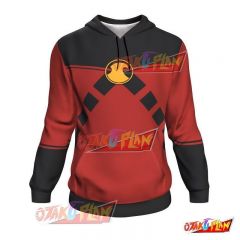 Red Robin Tim Drake All Over Print Pullover Hoodie