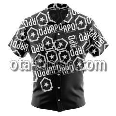 Resident Evil Police RPD Button Up Hawaiian Shirt