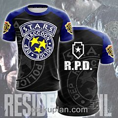 Resident Evil Umbrella Corporation Stars Raccoon T-shirt