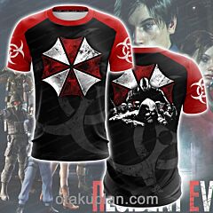 Resident Evil Umbrella Corporation Stars Raccoon T-shirt V2