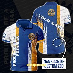 Rotary International 1607 Custom Name Polo Shirt