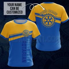 Rotary International Custom Name T-shirt