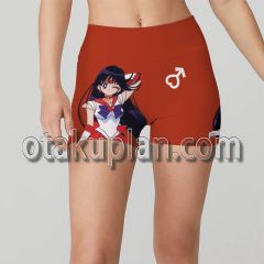 Sailor Moon Sailor Mars Rei Hino Sports Shorts