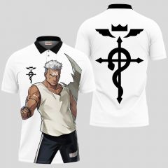 Scar Fullmetal Alchemist Anime Polo Shirts