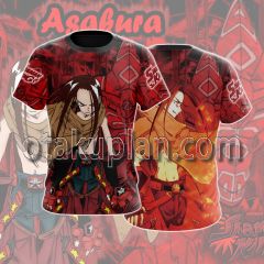 Shaman King Asakura Hao Pattern T-shirt