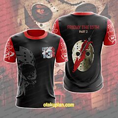 Skull Inspired Horror Friday The 13th Logo T-Shirt