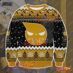 Soul Eater 3D Print Ugly Christmas Sweatshirt