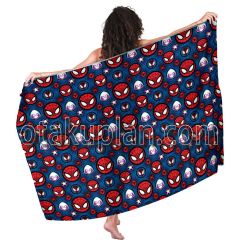 Spider Man Across The Spider Beach Sarong