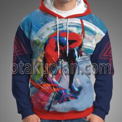 Spider Man Across The Spider Verse Miguel O Hara Chase Miles Cosplay Hoodie