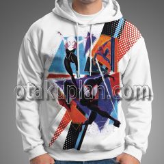 Spider Man Across The Spider Verse Miles Gwen Stacy Miguel Cosplay Hoodie