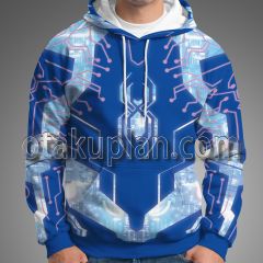 Spider Man Across the Spider Verse Spider Byte Earth 22191 Battle Suit Cosplay Hoodie