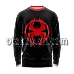 Spiderman Across The Spider Verse Miles Morales Long Sleeve Shirt