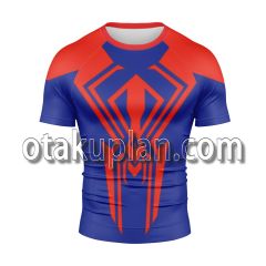 Spiderman Across The Spider Verse Spider Man 2099 Rash Guard Compression Shirt