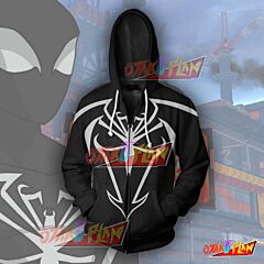 Spiderman Unlimited Symbiote Zip Up Hoodie