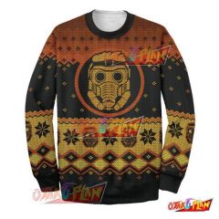 Star Lord Guardians Of The Galaxy 3D Print Ugly Christmas Sweatshirt