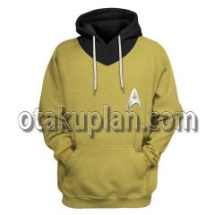 Star Trek The Original Series 1966 1969 Yellow T-Shirt Hoodie
