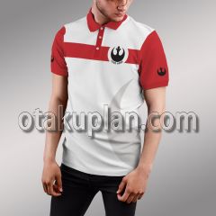 Star Wars Princess LeiaRebel Alliance Custom Name Polo Shirt