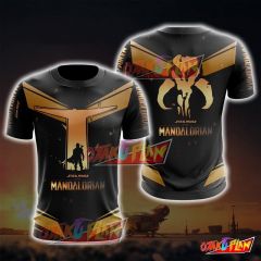 Star Wars The Mandalorian Gold T-Shirt