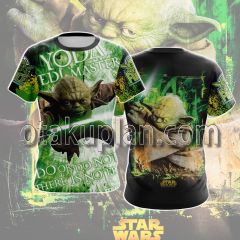 Star Wars Yoda Pattern T-shirt