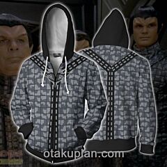Star Trek The Next Generation Romulan Uniform Zip Up Hoodie