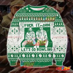 The Big Lebowski 3D Print Pattern Ugly Christmas Sweatshirt