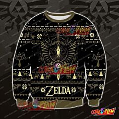 The Legend Of Zelda 3D Print Pattern Ugly Christmas Sweatshirt
