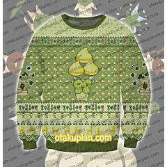 The Legend of Zelda korok seed 3D Print Ugly Christmas Sweatshirt