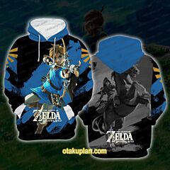 The Legend of Zelda Link Blue Hoodie