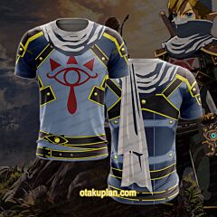 The Legend of ZeldaBreath of the wild Sheik's Mask Clothing Cosplay T-Shirt
