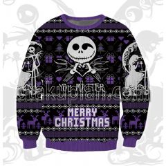 The Nightmare Before Christmas Logo 3d Printed Ugly Christmas Sweatshirt