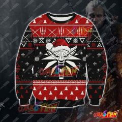 The Witcher 3D Print Ugly Christmas Sweatshirt V2